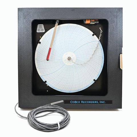 Customizable 10" Single Pen Recorder with Ink Chart