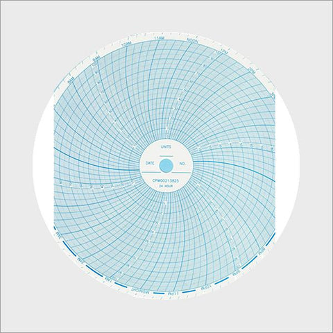 <b>CPW00213825</b> | 10 Inch (24 Hour) Ink Chart (CX9000 & DR5000)