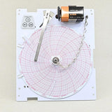 Customizable 6" Single Pen Recorder with Pressure Sensitive (Inkless) Chart